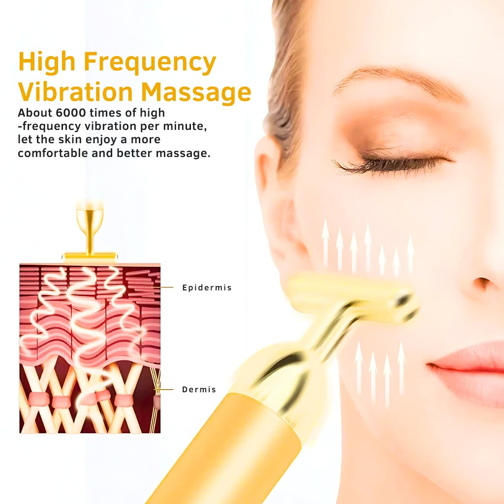 Celestia Gold 24K Luxury Facial Massager