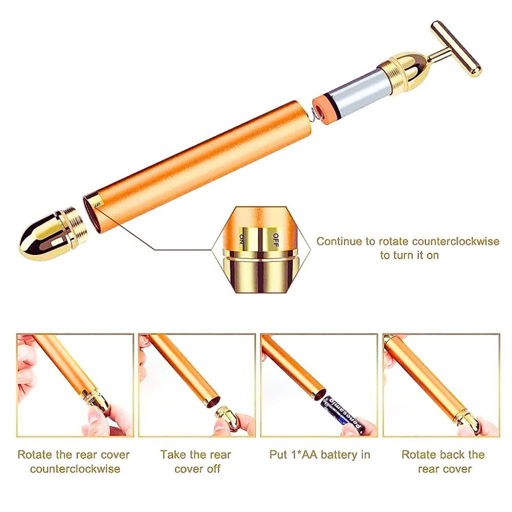 Celestia Gold 24K Luxury Facial Massager